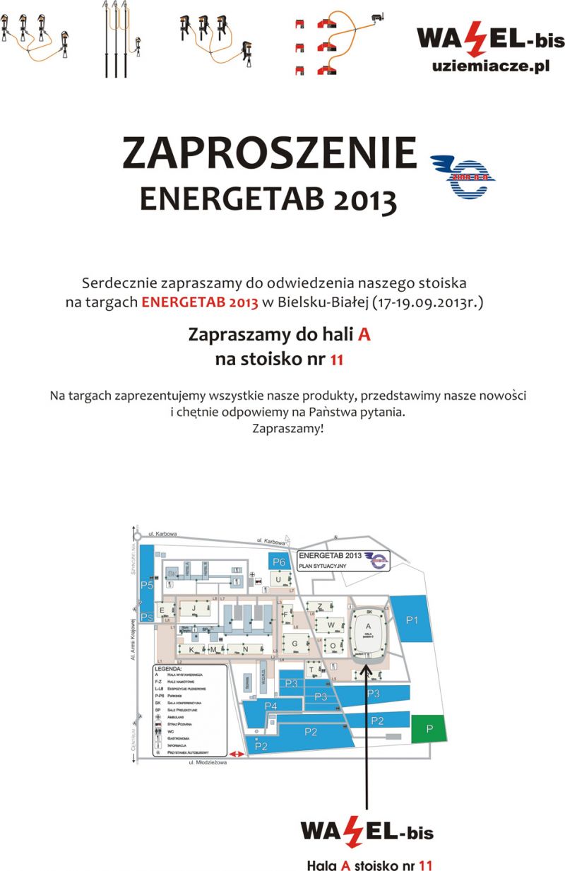 Zaproszenie ENERGETAB 2013
